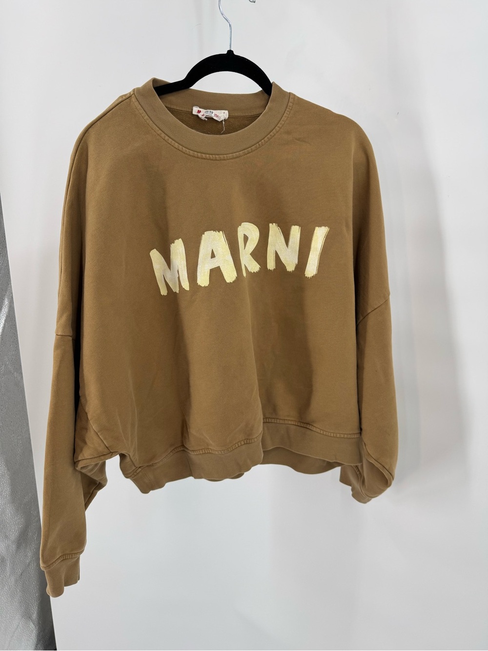 Marni Tan Crewneck Sweatshirt with Branded Tag size IT-42, US-6 - Picture 3 of 8